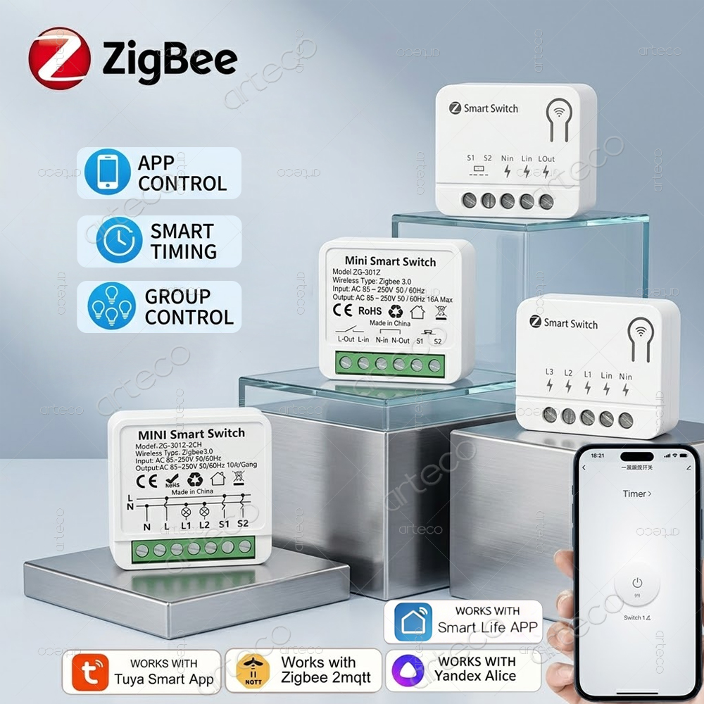 Smart Home Automation Kit - Tuya Zigbee 미니 DIY 스마트 스위치