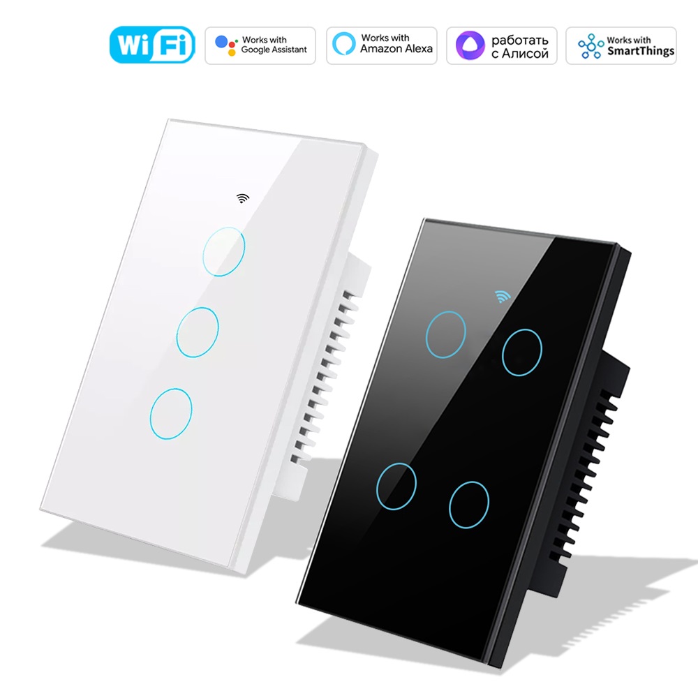 Smart Light Switch Wifi - 스마트 라이프 와이파이+블루투스 터치 라이트 벽