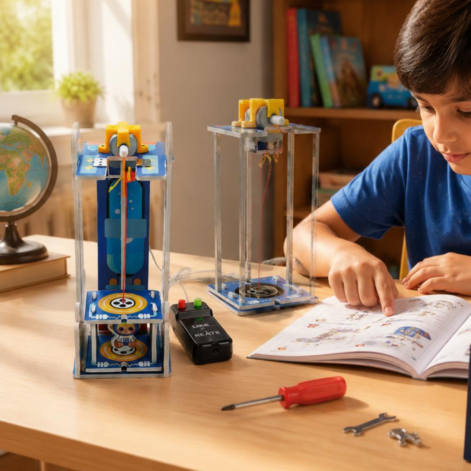 어린이를 위한 DIY 나무 엘리베이터 장난감 모델 키트 - Stem Robotics Kit 리뷰 및 가격