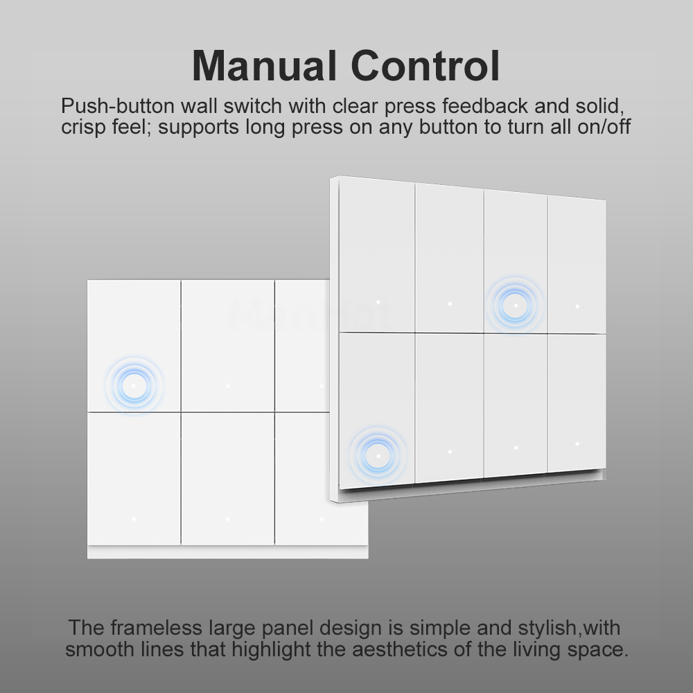 MANHOT 6/8 채널 Wi-Fi Zigbee 스마트 - Smart Light Switch Wifi 리뷰 및 가격