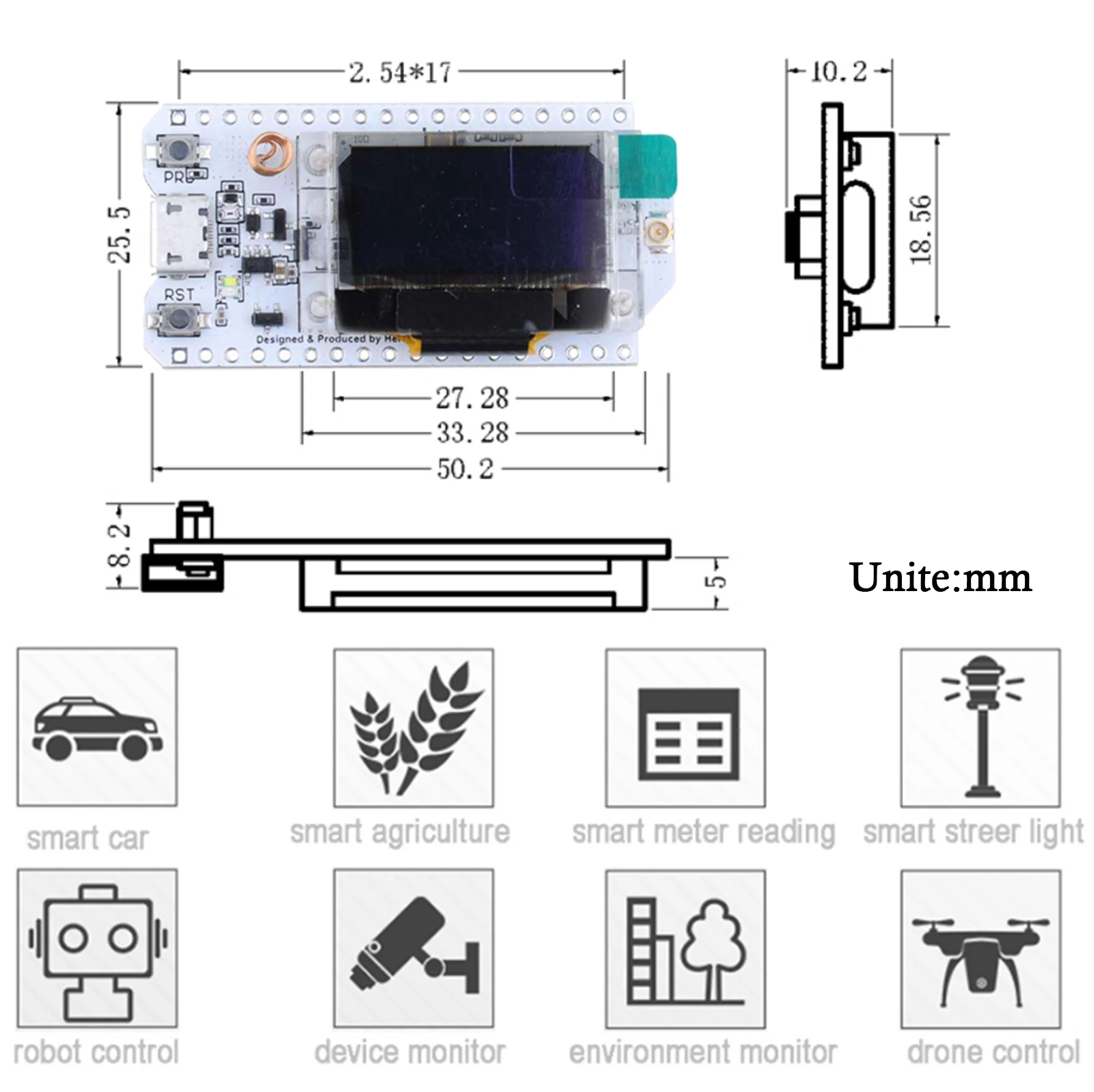 868MHz/915MHz LoRa 안테나 키트, 5dB - Microcontroller Kit 리뷰 및 가격