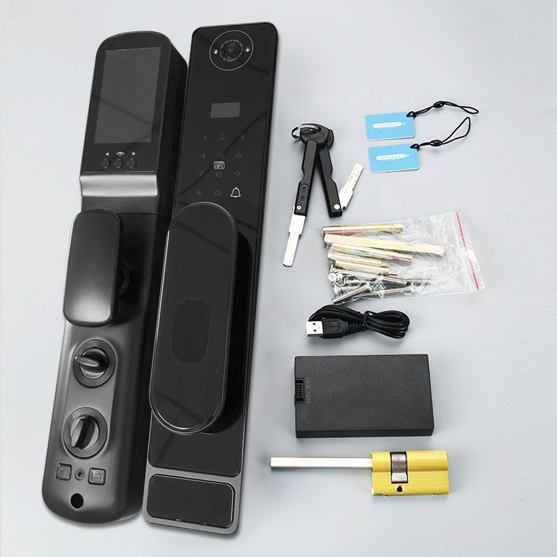 자동 TUYA 와이파이 캣아이 캡처 지문 잠금 장치,  - Smart Door Lock Wifi 리뷰 및 가격