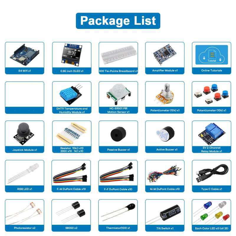 UNO R4 WiFi 호환 개발용 스타터 키트(센서 및 - Microcontroller Kit 리뷰 및 가격