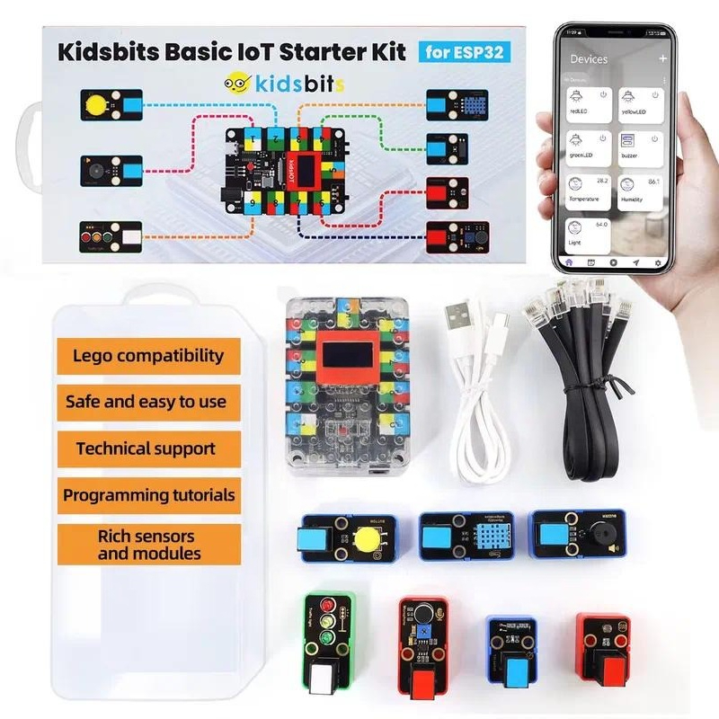 DIY 전자 STEM 키드비츠 프로그래밍 센서 학습 키 - Iot Kit Beginner 리뷰 및 가격