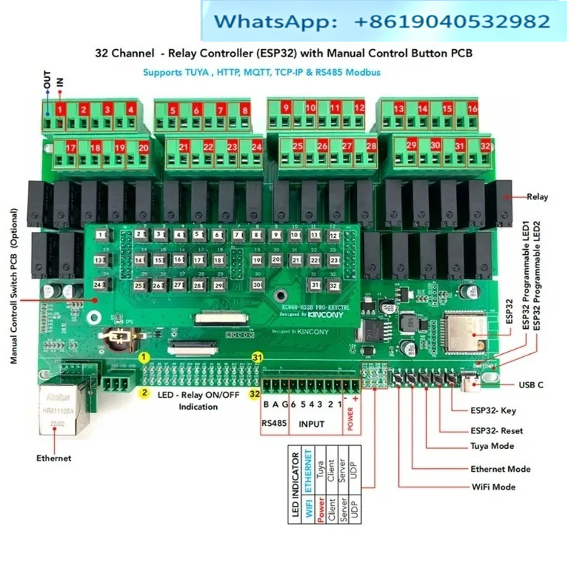 킨코니 KC868-H32B 프로페셔널 이더넷 무선 ES - Esp32 Smart Home Kit 리뷰 및 가격