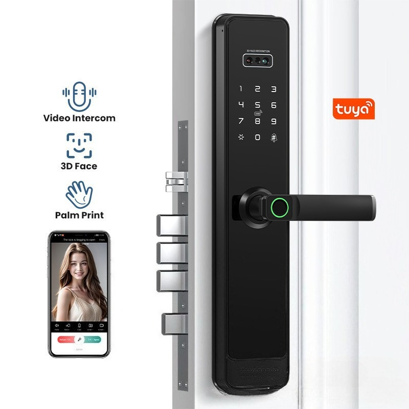 EGFirtor 반자동Tuya 지문 비밀번호 잠금 장치 - Smart Door Lock Wifi 리뷰 및 가격
