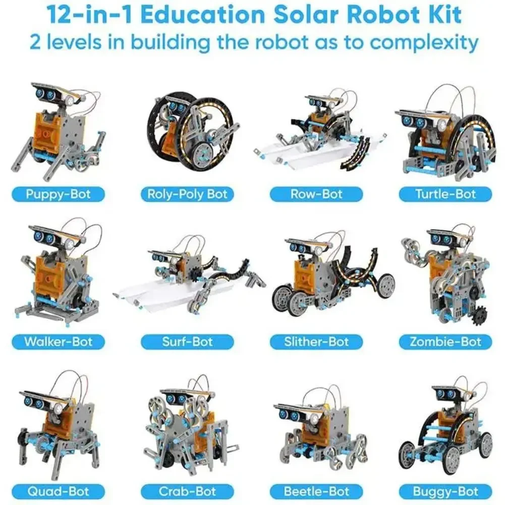 13 in 1 태양열 구동 로봇 과학 키트 DIY 빌딩 - Electronics Project Kit 리뷰 및 가격
