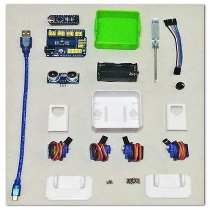 3D 프린팅으로 제작된 이족 보행 로봇 키트, 초음파  - Stem Robotics Kit 리뷰 및 가격